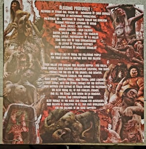 Image of Bleeding Profusely Blood Red Vinyl 