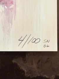 Image 3 of KALEO "Somewhere over the rainbow..." signed and numbered poster