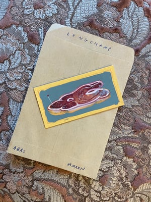 "Longchamp" // Original Miniature Painting. ++FREE INTERNATIONAL SHIPPING++