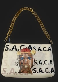 Image 5 of Vegan leather SACA logo purse