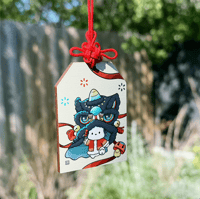 Image 1 of Wood Omamori pendant