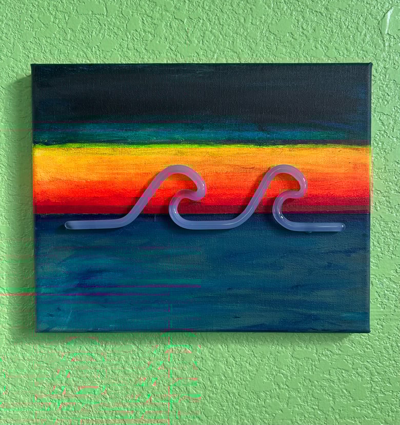 Image of Set at sunset