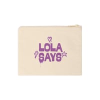 Image 3 of Lola Says Zipper Pouch, EDC Kit
