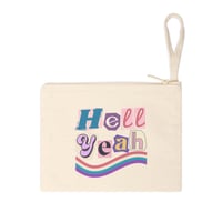 Image 1 of Hell Yeah Zipper Pouch, EDC kit