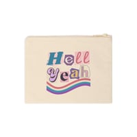 Image 3 of Hell Yeah Zipper Pouch, EDC kit