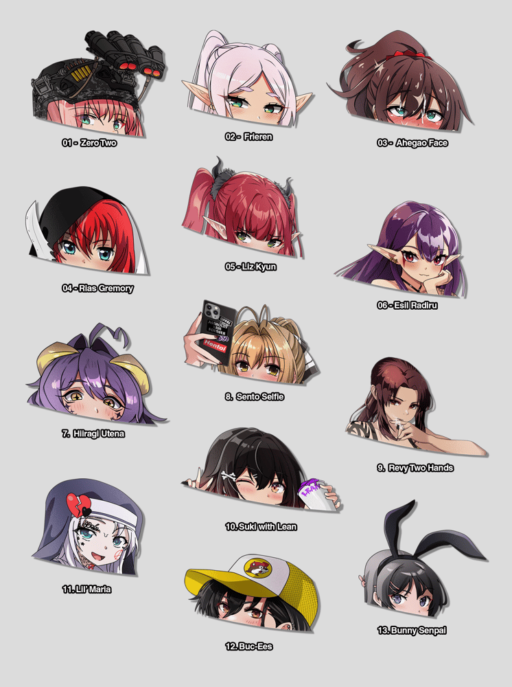 Image of Peekers Series Stickers