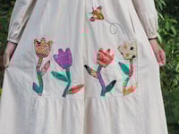 Image 3 of Sunshine in My Pocket Hand Appliqué Dress