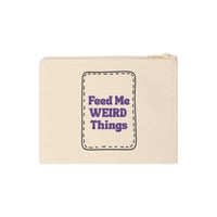 Image 3 of Feed Weird Things Zipper Pouch, EDC Kit