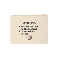 Image 3 of Writing Zipper Pouch, EDC Kit