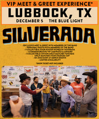 LUBBOCK, TX / Blue Light Live (December 5) VIP MEET & GREET PASS