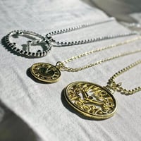 Image 2 of Classic Clock Necklace