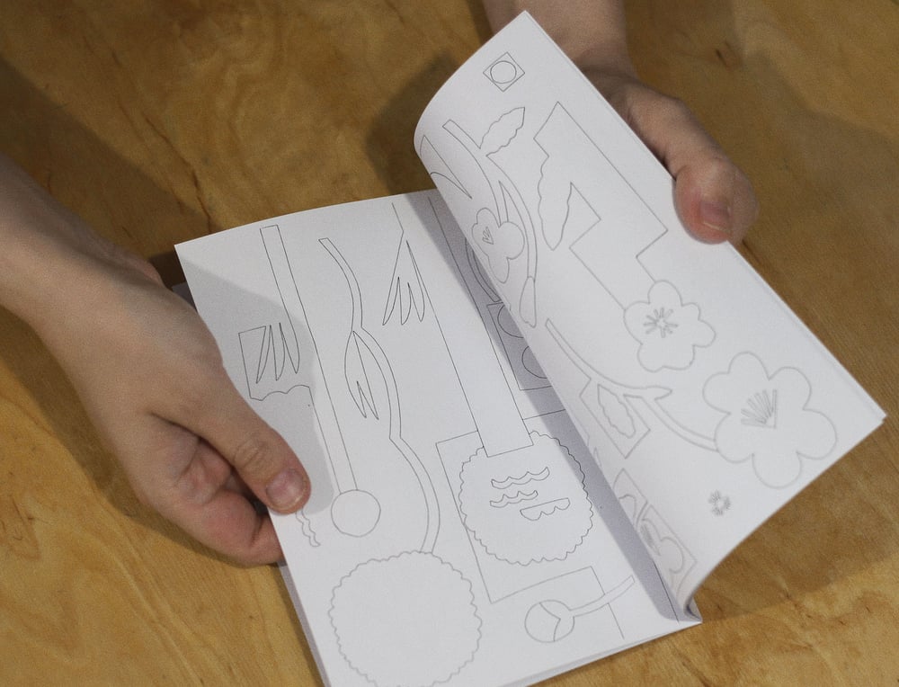 Image of FLOWERS COLORING BOOK