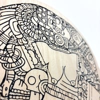 Image 6 of coyolxauhqui / birch plywood