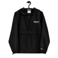 Image 1 of Embroidered Idlerun Katakana Blk Champion Windbreaker