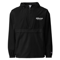 Image 2 of Embroidered Idlerun Katakana Blk Champion Windbreaker