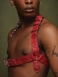 Image 6 of Unisex Center Spike Harness