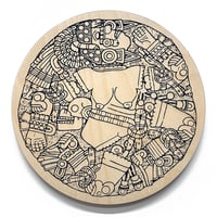 Image 1 of coyolxauhqui / birch plywood