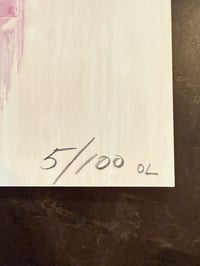 Image 3 of KALEO "Somewhere over the rainbow..." numbered poster