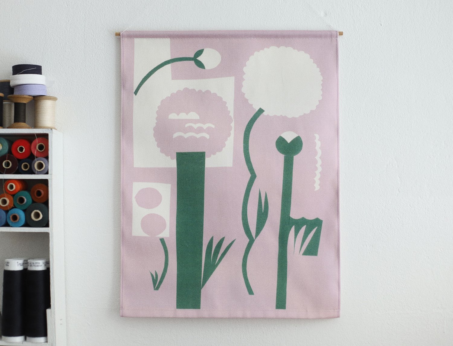 Image of TEXTILE PRINT - POENY