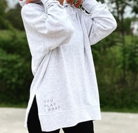 Image 1 of You Play I Pray Hooded Pullover
