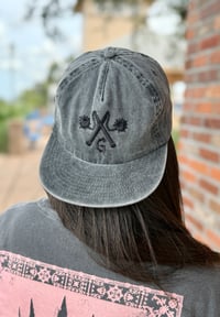 Image 3 of Grave Crossed Flails Washed Cotton Hat