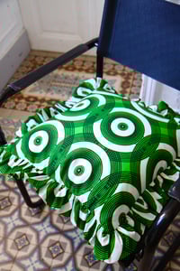 Image 1 of  Coussin Marcel Vert