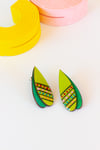 Pendientes PLUG&PLAY verde lima