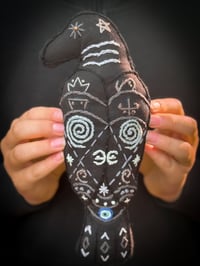 Image 3 of The Crows Know - Folk Art Poppet Doll 