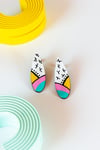 Pendientes PLUG&PLAY blanco lágrima