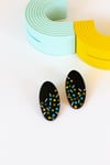 Pendientes PLUG&PLAY negro moteado