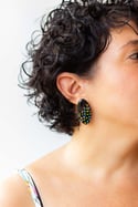 Pendientes PLUG&PLAY negro moteado