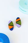 Pendientes PLUG&PLAY verde y naranja