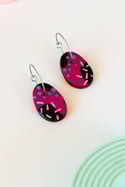 Pendientes PLUG&PLAY granate mini