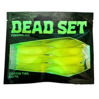 Image 1 of 817 Bone Chartreuse Glow Bait Set