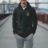 Rise & Shine Zip Hoodie | Black