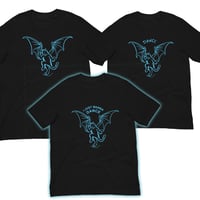 Image 2 of Dancing Batcat Black T-Shirt in 3 Styles