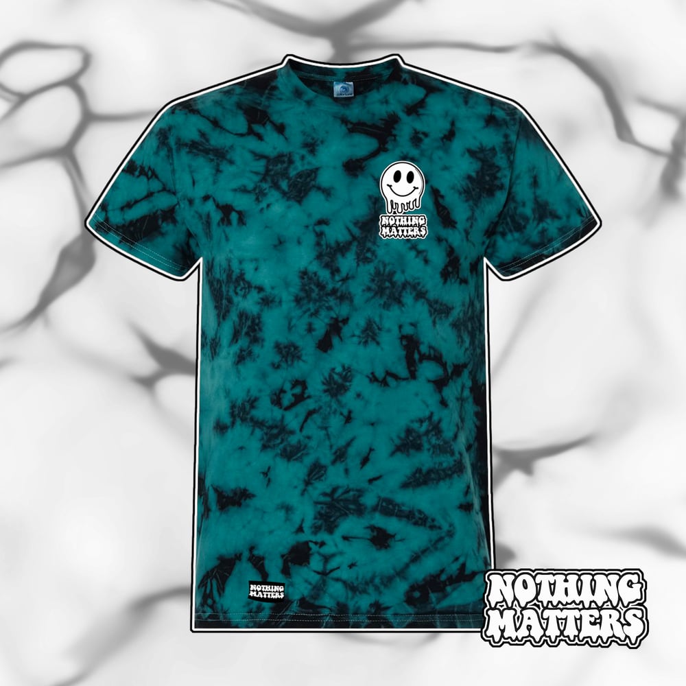 Image of Moon Tarot Lucid Green Tie Dye Tee