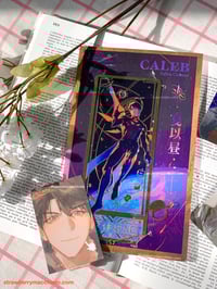 Image 1 of [Pre-Order] Love and Deep Space Metal Bookmark Set - Caleb