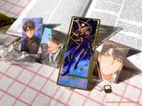 Image 3 of [Pre-Order] Love and Deep Space Metal Bookmark Set - Caleb