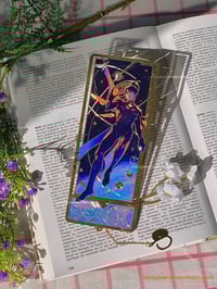 Image 4 of [Pre-Order] Love and Deep Space Metal Bookmark Set - Caleb