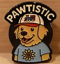 Pawtistic Austism Awareness 1.5" Soft Enamel Pin