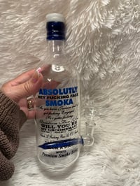 Image 11 of Absolute Vodka Glass Bong Vodka Bottle Bong 