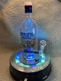 Image 10 of Absolute Vodka Glass Bong Vodka Bottle Bong 
