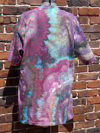 Image 7 of Strawberry Aurora - Ice Dyed T-shirt - Unisex XL/2XL