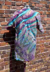 Image 7 of Psychedelic Auroroa Roll - Ice Dyed T- Shirt - Unisex L/XL