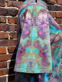 Image 9 of Psychedelic Auroroa Roll - Ice Dyed T- Shirt - Unisex L/XL