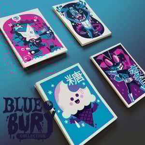 Image of Blue Bury Collection: 3"x4" minis