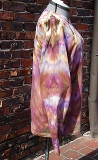 Image 4 of Feathery Roll - Ice Dyed Long Sleeved T-Shirt - Unisex XL - FREE SHIPPING