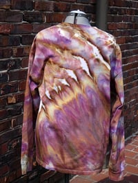 Image 6 of Feathery Roll - Ice Dyed Long Sleeved T-Shirt - Unisex XL - FREE SHIPPING