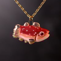 Pink Coelacanth Necklace